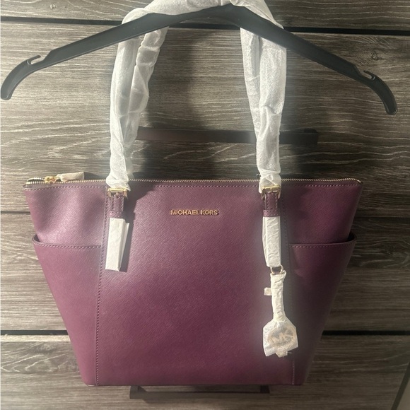 Michael Kors Purple Tote Bag with Structured Design - Picture 1 of 10